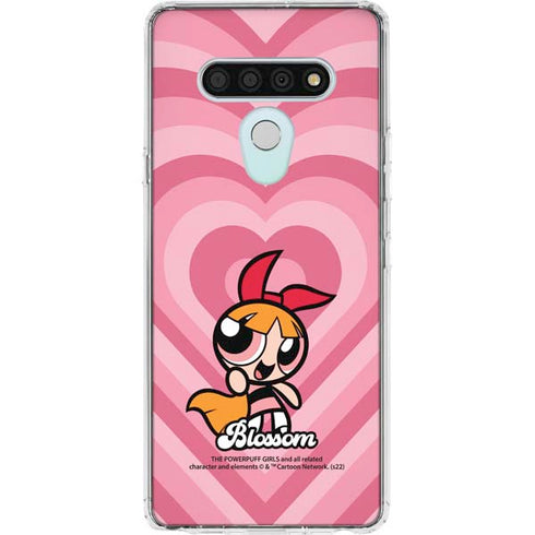 Cartoon Network Powerpuff Girls Blossom Pink Hearts LG Stylo 6 Clear Case