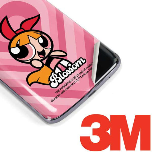 Cartoon Network Powerpuff Girls Blossom Pink Hearts Moto E5 Plus Skin