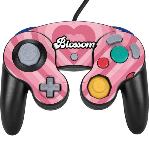 Cartoon Network Powerpuff Girls Blossom Pink Hearts Nintendo GameCube Controller Skin