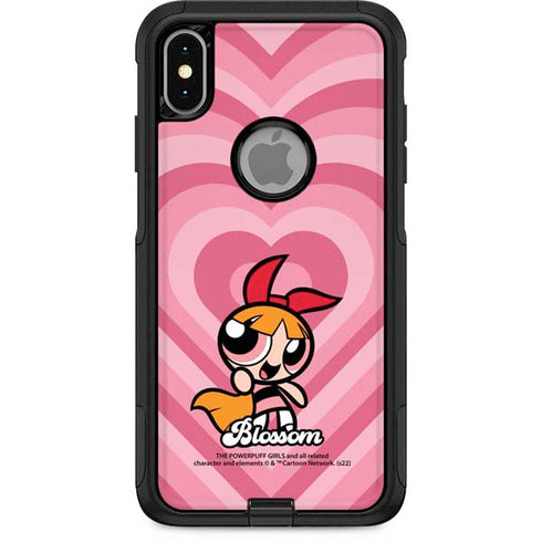 Cartoon Network Powerpuff Girls Blossom Pink Hearts Otterbox Commuter iPhone Skin
