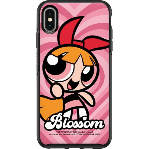 Cartoon Network Powerpuff Girls Blossom Pink Hearts Otterbox Symmetry iPhone Skin