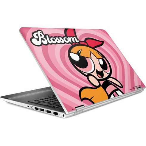 Cartoon Network Powerpuff Girls Blossom Pink Hearts HP Pavilion Skin