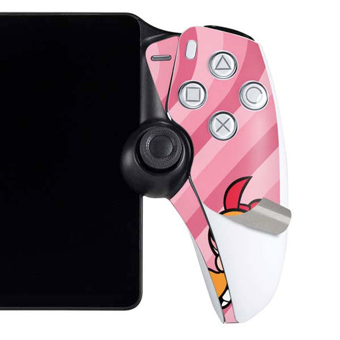 Cartoon Network Powerpuff Girls Blossom Pink Hearts PlayStation Portal Remote Player Skin