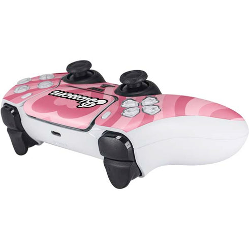 Cartoon Network Powerpuff Girls Blossom Pink Hearts PS5 Controller Skin