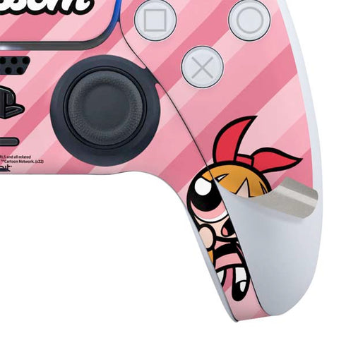 Cartoon Network Powerpuff Girls Blossom Pink Hearts PS5 Slim Digital Edition Bundle Skin