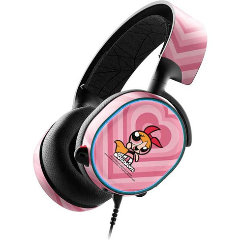 Cartoon Network Powerpuff Girls Blossom Pink Hearts SteelSeries Arctis 3 Skin