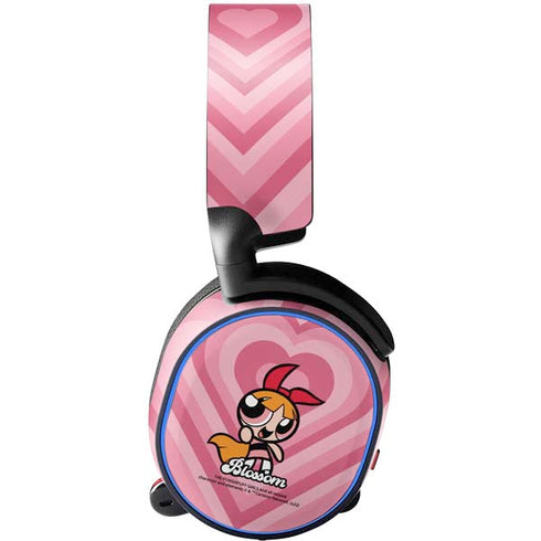 Cartoon Network Powerpuff Girls Blossom Pink Hearts SteelSeries Arctis 3 Skin