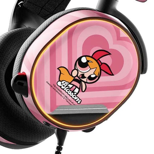 Cartoon Network Powerpuff Girls Blossom Pink Hearts SteelSeries Arctis 3 Skin