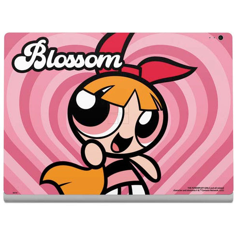 Cartoon Network Powerpuff Girls Blossom Pink Hearts Surface Book 2 13.5in Skin