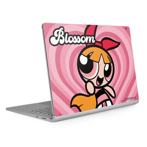 Cartoon Network Powerpuff Girls Blossom Pink Hearts Surface Book 2 15in Skin