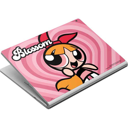Cartoon Network Powerpuff Girls Blossom Pink Hearts Surface Book Skin