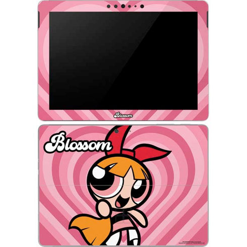 Cartoon Network Powerpuff Girls Blossom Pink Hearts Surface Go Skin
