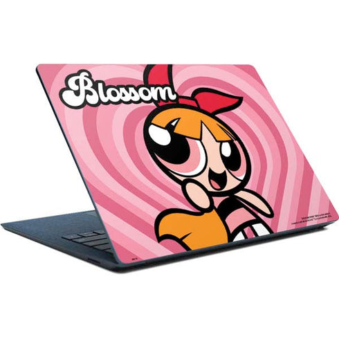 Cartoon Network Powerpuff Girls Blossom Pink Hearts Surface Laptop Skin