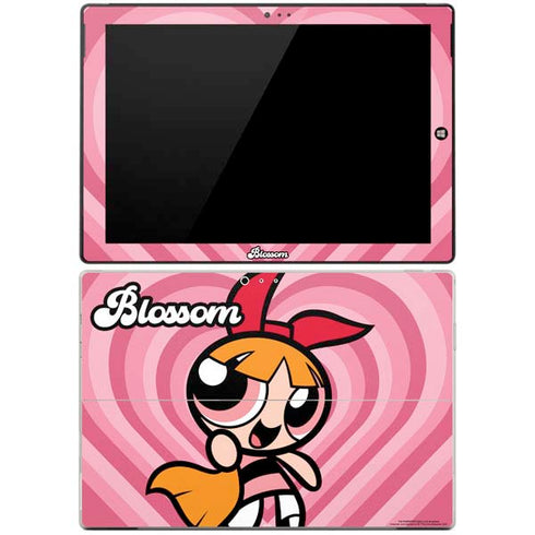 Cartoon Network Powerpuff Girls Blossom Pink Hearts Surface Pro 3 Skin