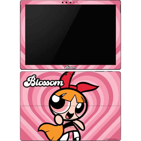 Cartoon Network Powerpuff Girls Blossom Pink Hearts Surface Pro 6 Skin
