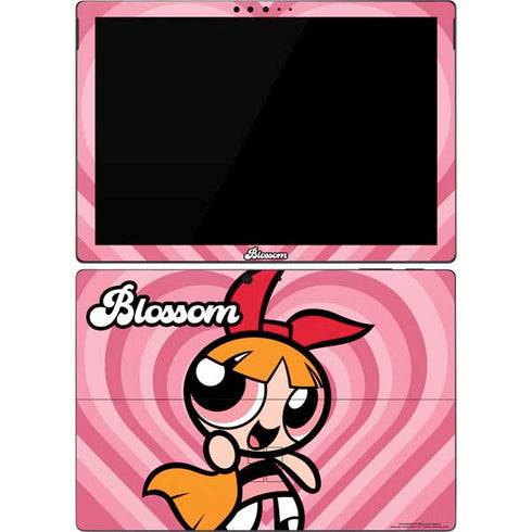 Cartoon Network Powerpuff Girls Blossom Pink Hearts Surface Pro 7 Skin