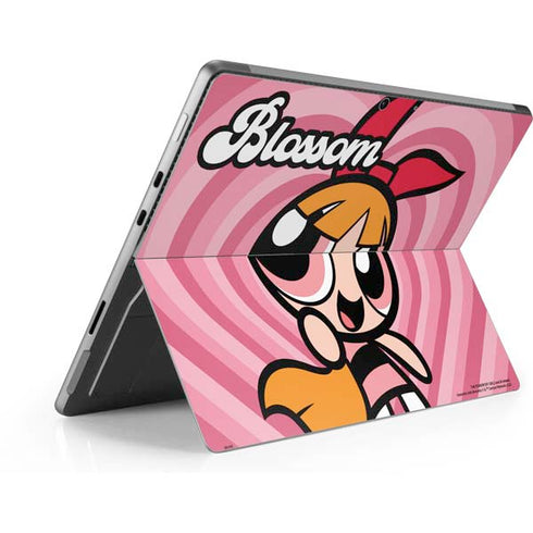 Cartoon Network Powerpuff Girls Blossom Pink Hearts Surface Pro 9 Skin