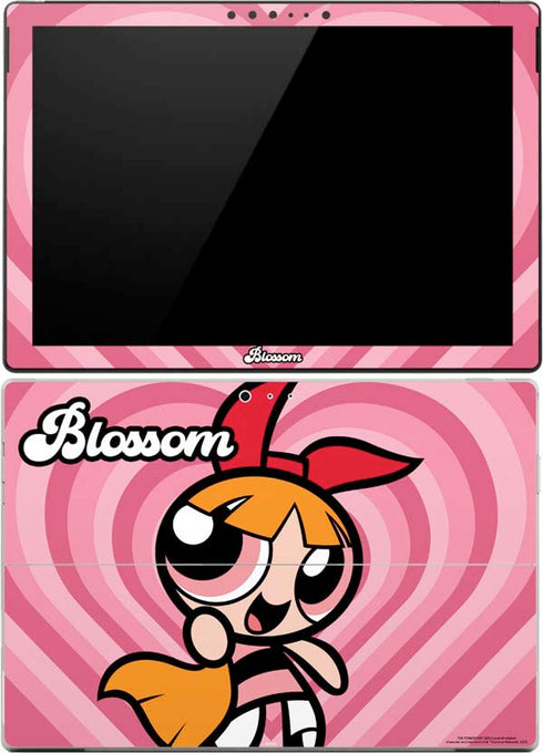 Cartoon Network Powerpuff Girls Blossom Pink Hearts Surface Pro (2017) Skin