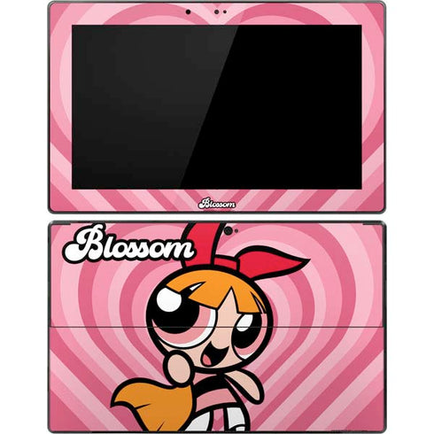 Cartoon Network Powerpuff Girls Blossom Pink Hearts Surface Pro Tablet Skin