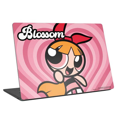 Cartoon Network Powerpuff Girls Blossom Pink Hearts Universal Laptop 16in (13 x 9.4in) Skin