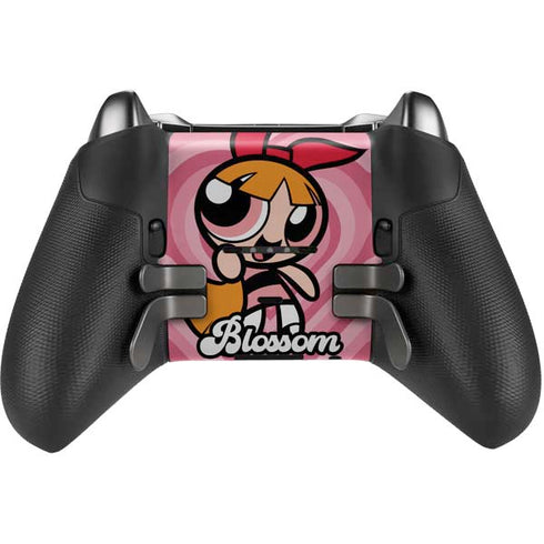 Cartoon Network Powerpuff Girls Blossom Pink Hearts Xbox Elite Wireless Controller Series 2 Skin