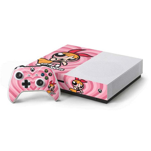 Cartoon Network Powerpuff Girls Blossom Pink Hearts Xbox One Skins