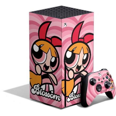 Cartoon Network Powerpuff Girls Blossom Pink Hearts Xbox Series X Bundle Skin