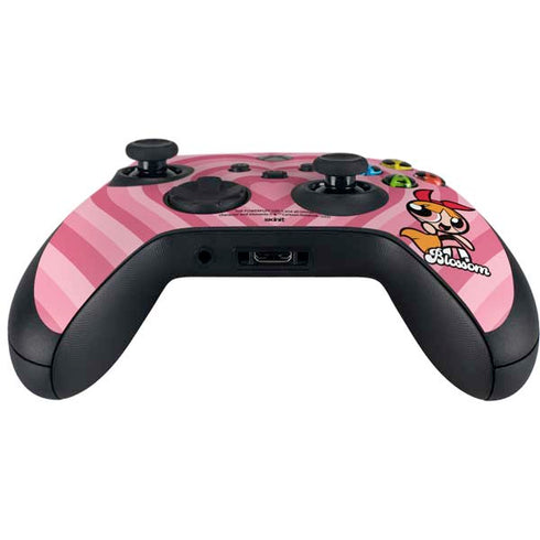 Cartoon Network Powerpuff Girls Blossom Pink Hearts Xbox Series X Controller Skin