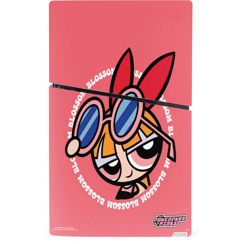 Cartoon Network Powerpuff Girls Blossom PS5 Slim Digital Edition Bundle Skin