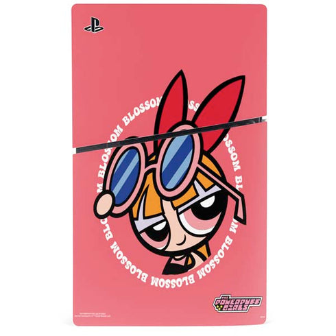 Cartoon Network Powerpuff Girls Blossom PS5 Slim Digital Edition Console Skin