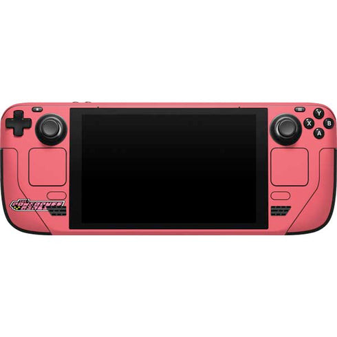 Cartoon Network Powerpuff Girls Blossom Steam Deck Handheld Gaming Computer Skin