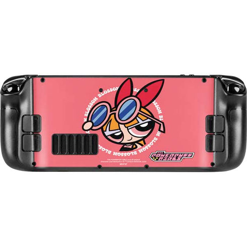Cartoon Network Powerpuff Girls Blossom Steam Deck Handheld Gaming Computer Skin