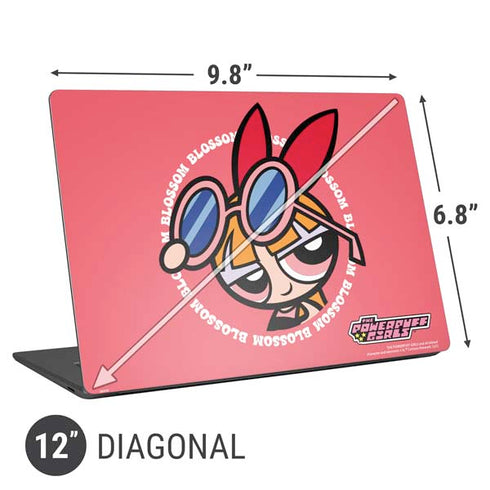 Cartoon Network Powerpuff Girls Blossom Universal Laptop 12in (9.8 x 6.8in) Skin