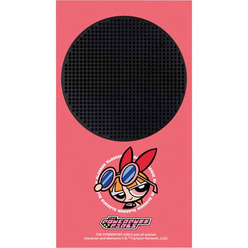 Cartoon Network Powerpuff Girls Blossom Xbox Series S Console Skin