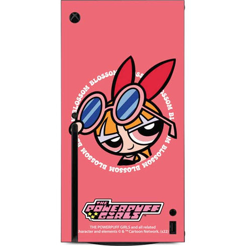Cartoon Network Powerpuff Girls Blossom Xbox Series X Console Skin
