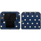 Blue and Cream Polka Dots Nintendo 2DS Skin