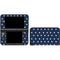 Blue and Cream Polka Dots 3DS XL 2015 Skin