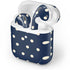Blue and Cream Polka Dots Apple AirPods 2 Skin