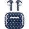 Blue and Cream Polka Dots Apple AirPods (3rd Gen 2021) Skin