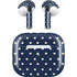 Blue and Cream Polka Dots Apple AirPods (3rd Gen 2021) Skin