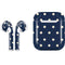 Blue and Cream Polka Dots Apple AirPods Skin