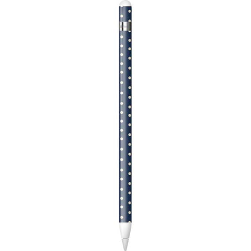 Blue and Cream Polka Dots Apple Pencil (1st Gen, 2017) Skin