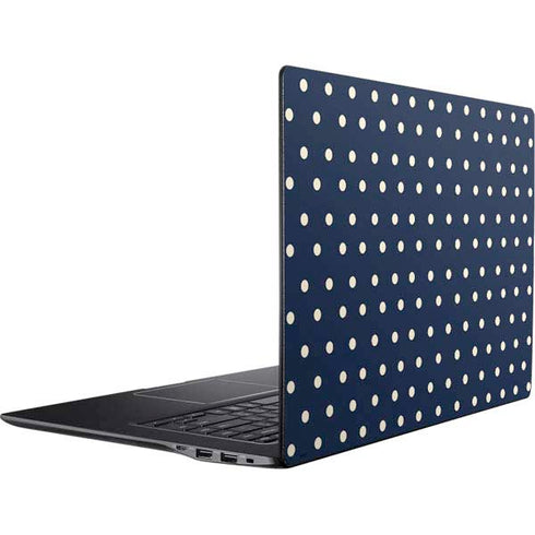 Blue and Cream Polka Dots Ativ Book 9 (15.6in 2014) Skin