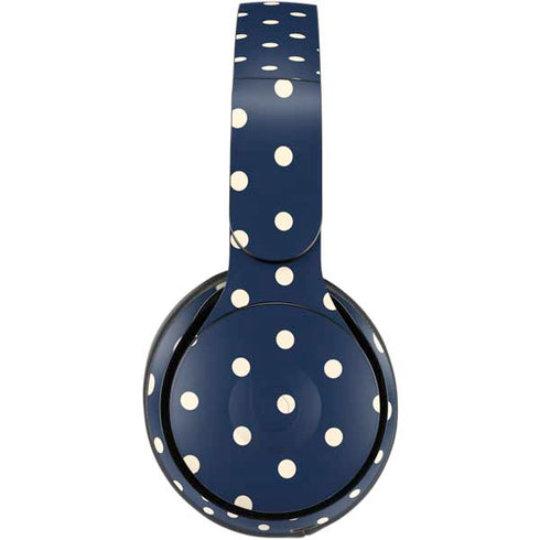 Blue and Cream Polka Dots Beats Solo Pro Skin