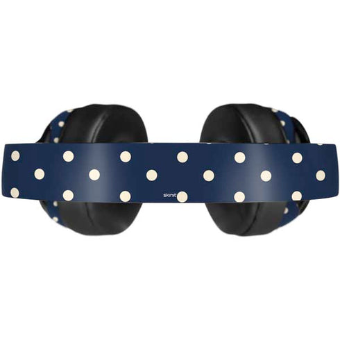 Blue and Cream Polka Dots Beats Solo Pro Skin