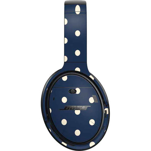 Blue and Cream Polka Dots Bose QuietComfort 35 II Headphones Skin
