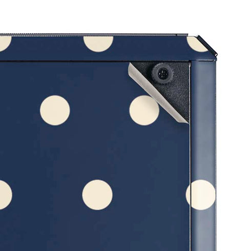 Blue and Cream Polka Dots Cooler Master MasterBox Q300L Mini Tower Skin
