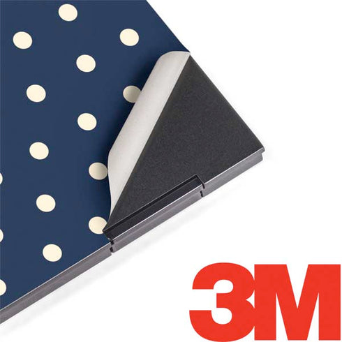 Blue and Cream Polka Dots HP Envy Skin
