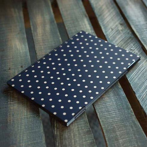 Blue and Cream Polka Dots HP Envy Skin