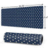 Blue and Cream Polka Dots Gaming Mouse Pad